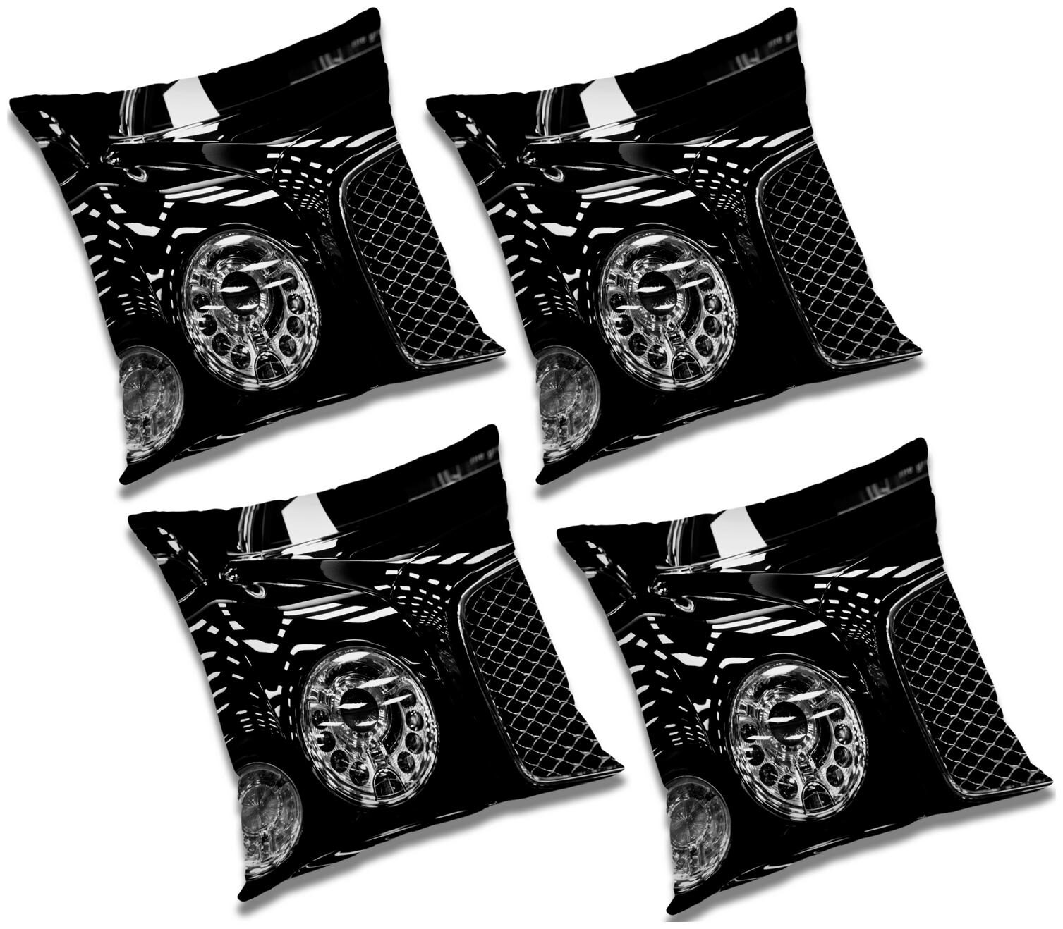 

RADANYA Abstract Cushion Cover with Filler (Set of 4) 18x18 inch
