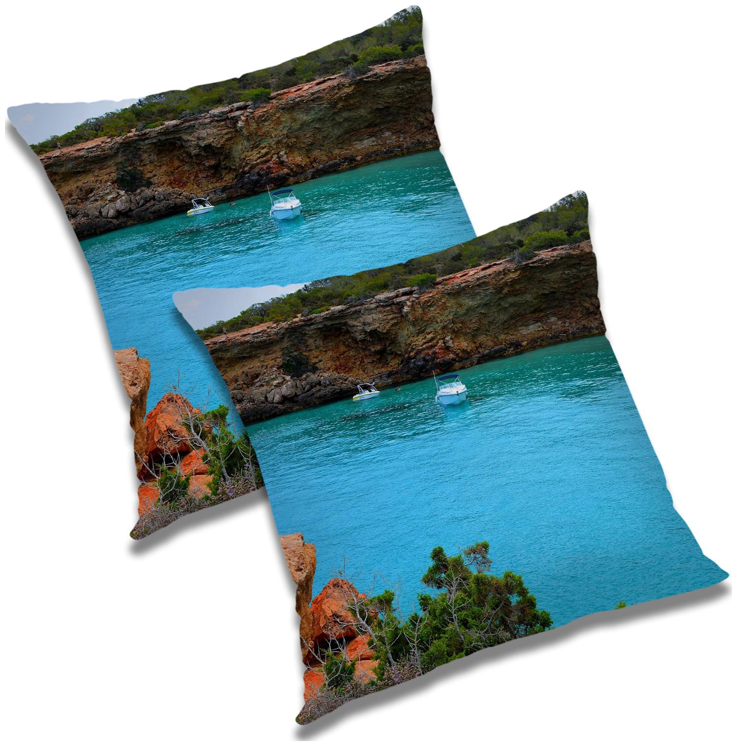 

RADANYA Abstract Cushion Cover with Filler (Set of 2) 18x18 inch