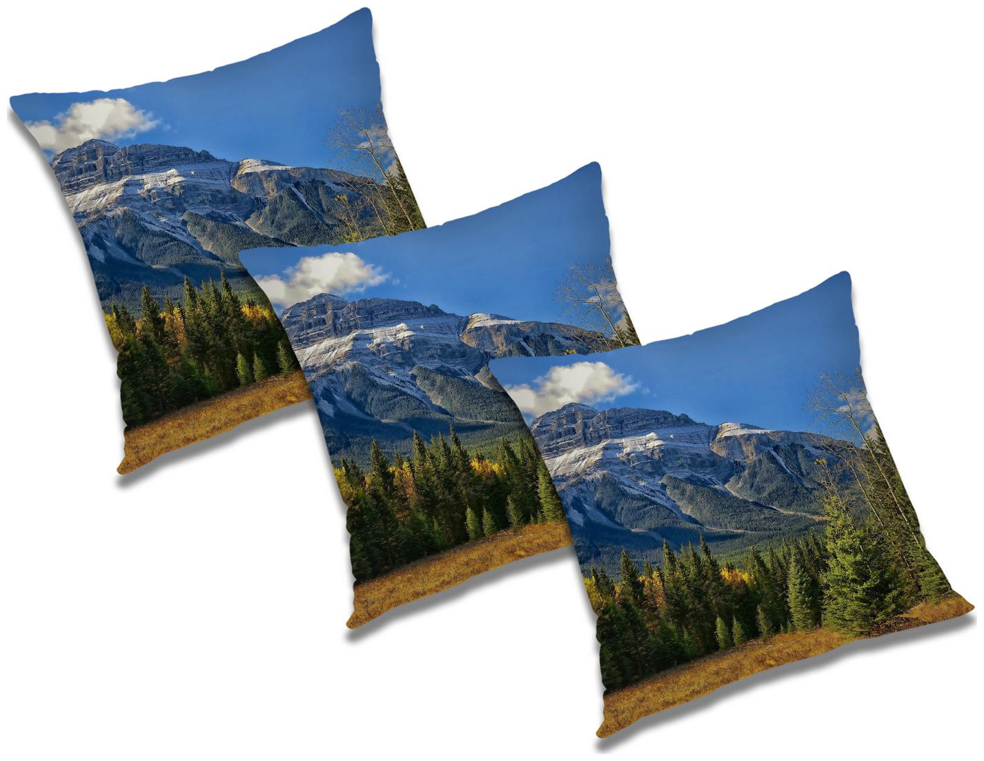 

RADANYA Abstract Cushion Cover with Filler (Set of 3) 18x18 inch
