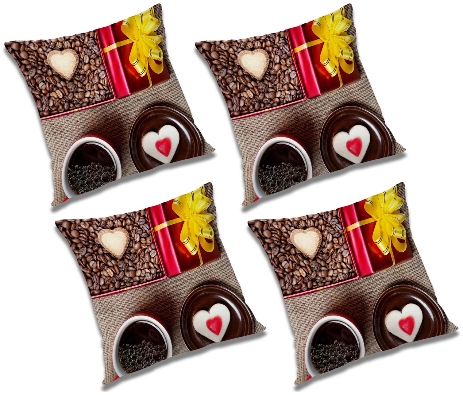

RADANYA Abstract Cushion Cover with Filler (Set of 4) 20x20 inch