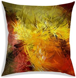 RADANYA Abstract Cushion Cover 12x12 inch