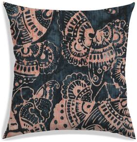 RADANYA Abstract Polyester Grey Cushion Cover ( Large , Pack of 1 )