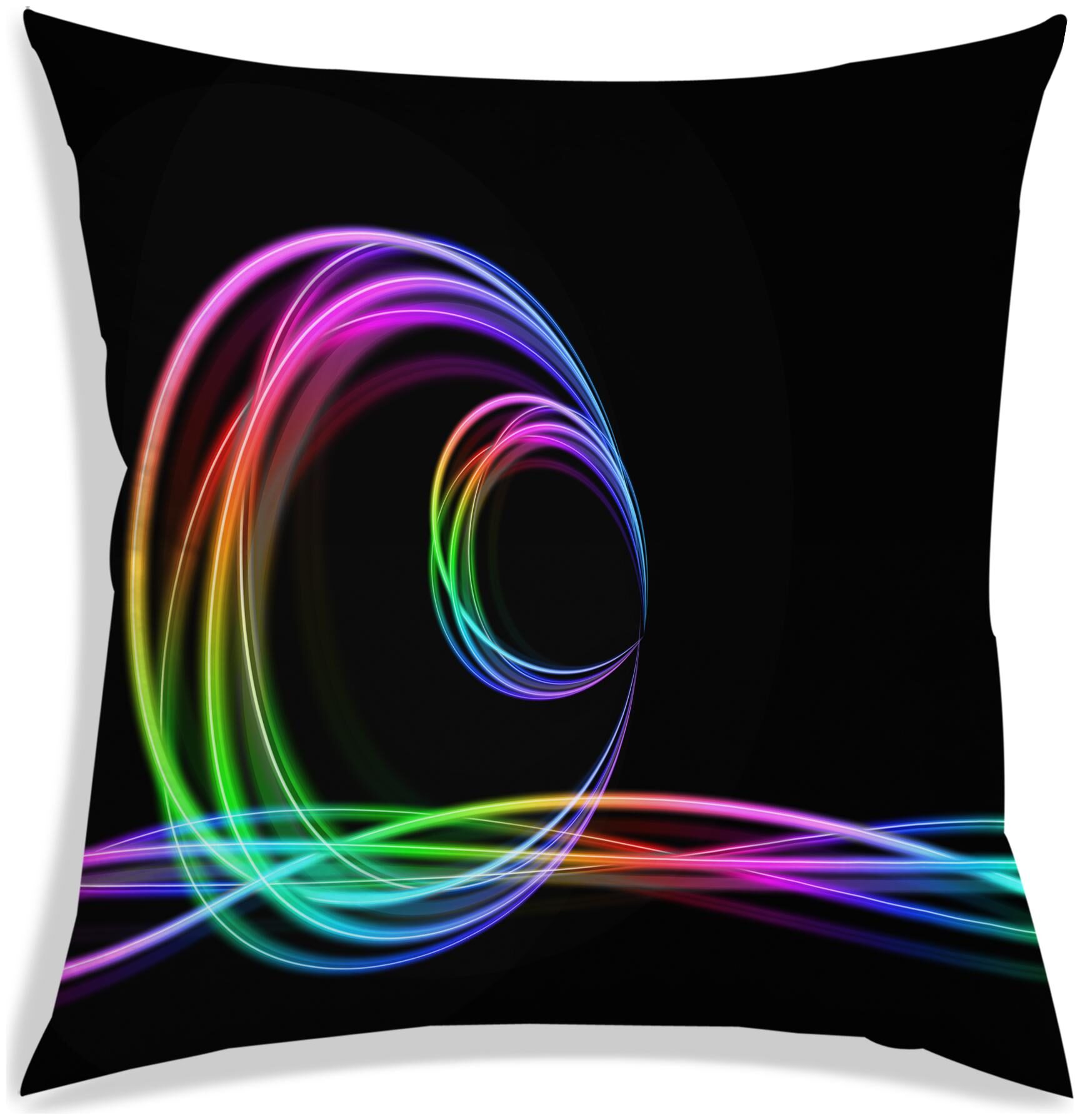 

RADANYA Abstract Printed Throw Pillow case Cushion Cover-24x24 inch-Multicolor