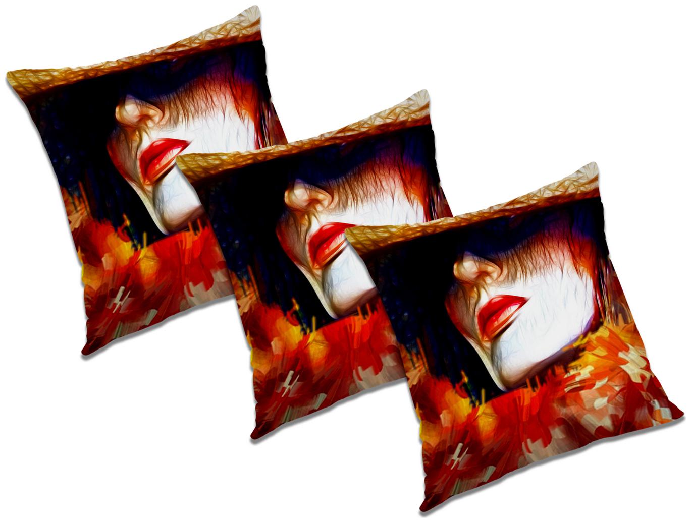

RADANYA Abstract Cushion Cover (Set of 3) 24x24 inch