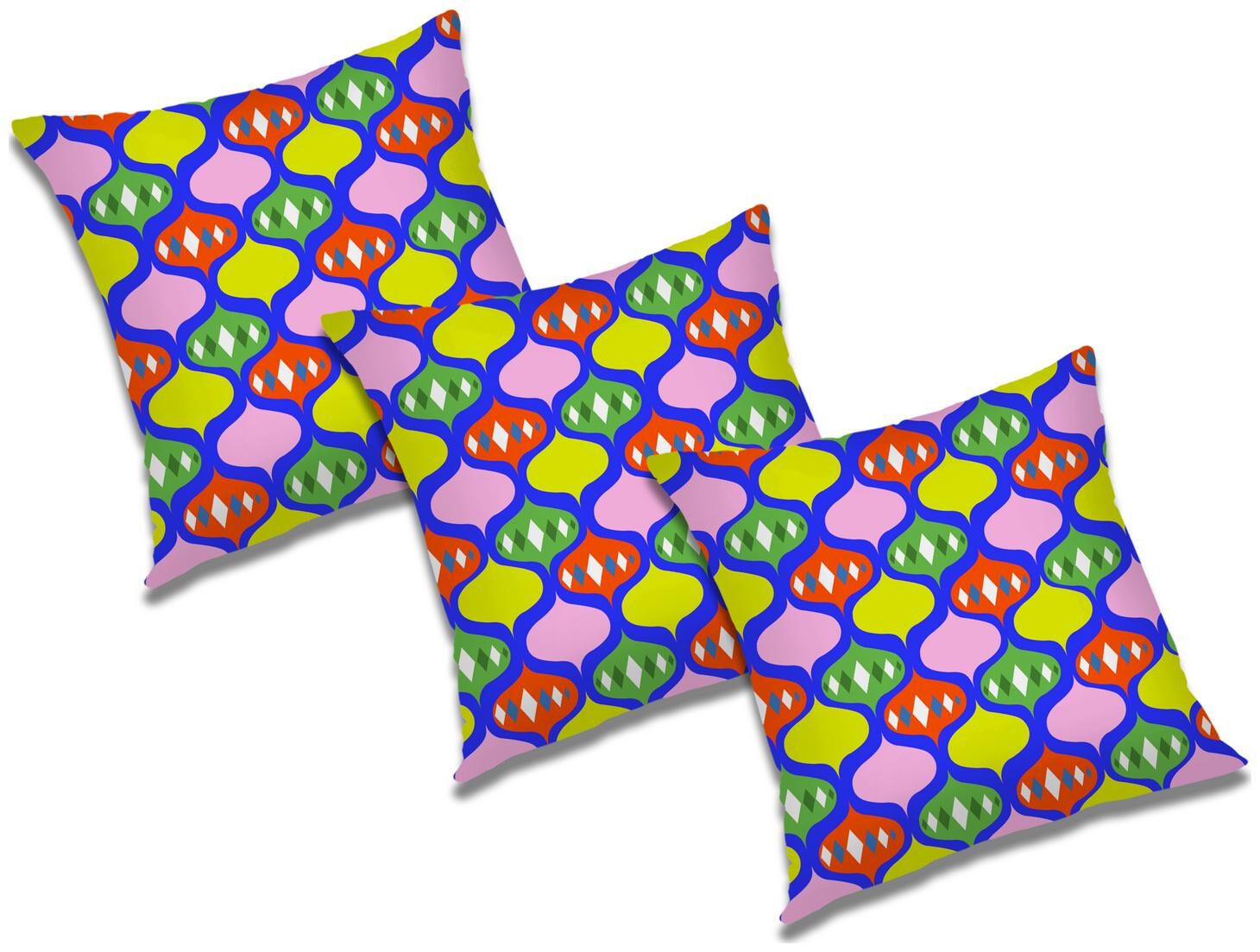 

RADANYA Abstract Polyester Purple Cushion Cover ( Extra large Pack of 3 )