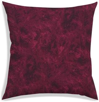 RADANYA Abstract Polyester Maroon Cushion Cover ( Extra large , Pack of 1 )