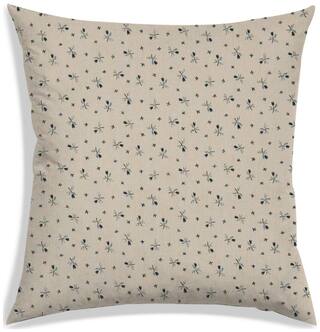 RADANYA Abstract Polyester White Cushion Cover ( Regular , Pack of 1 )