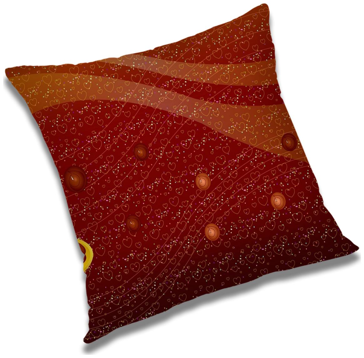 

RADANYA Abstract Polyester Brown Cushion Cover ( Extra large Pack of 1 )