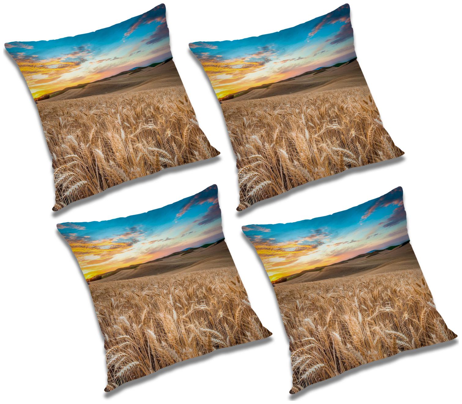 

RADANYA Abstract Cushion Cover with Filler (Set of 4) 18x18 inch