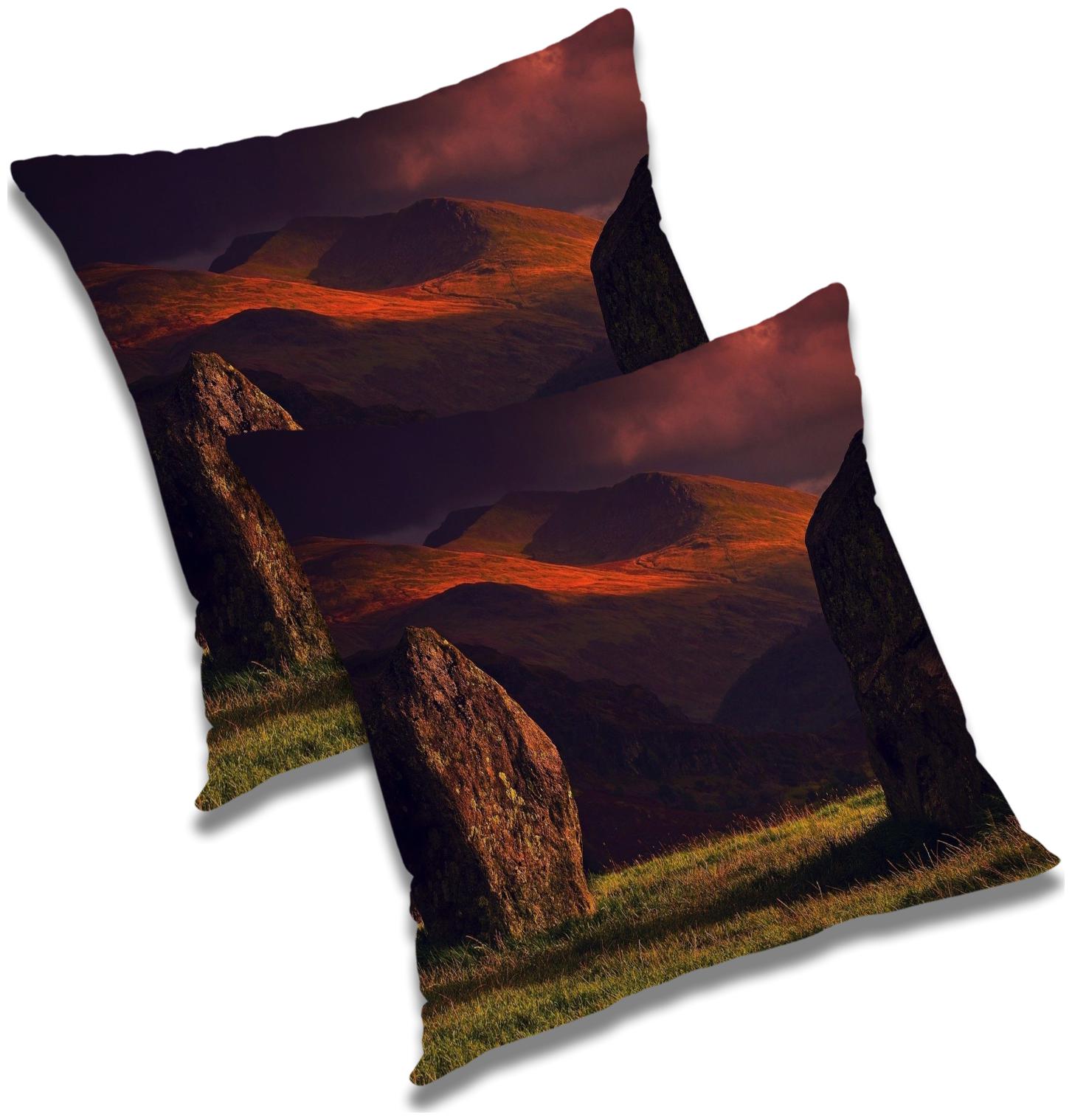 

RADANYA Abstract Cushion Cover with Filler (Set of 2) 16x16 inch