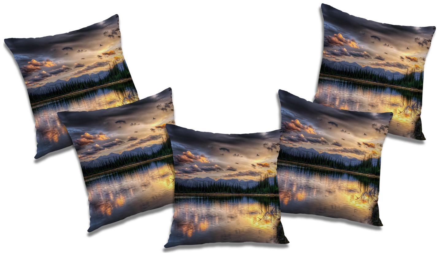 

RADANYA Abstract Cushion Cover (Set of 5) 24x24 inch