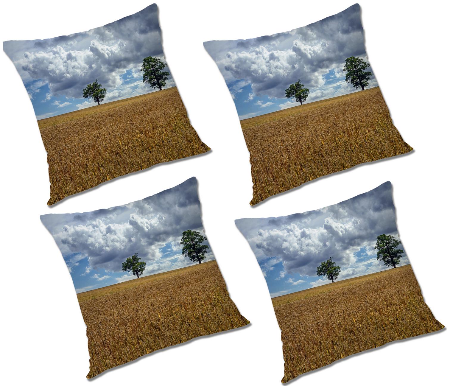 

RADANYA Abstract Cushion Cover with Filler (Set of 4) 20x20 inch