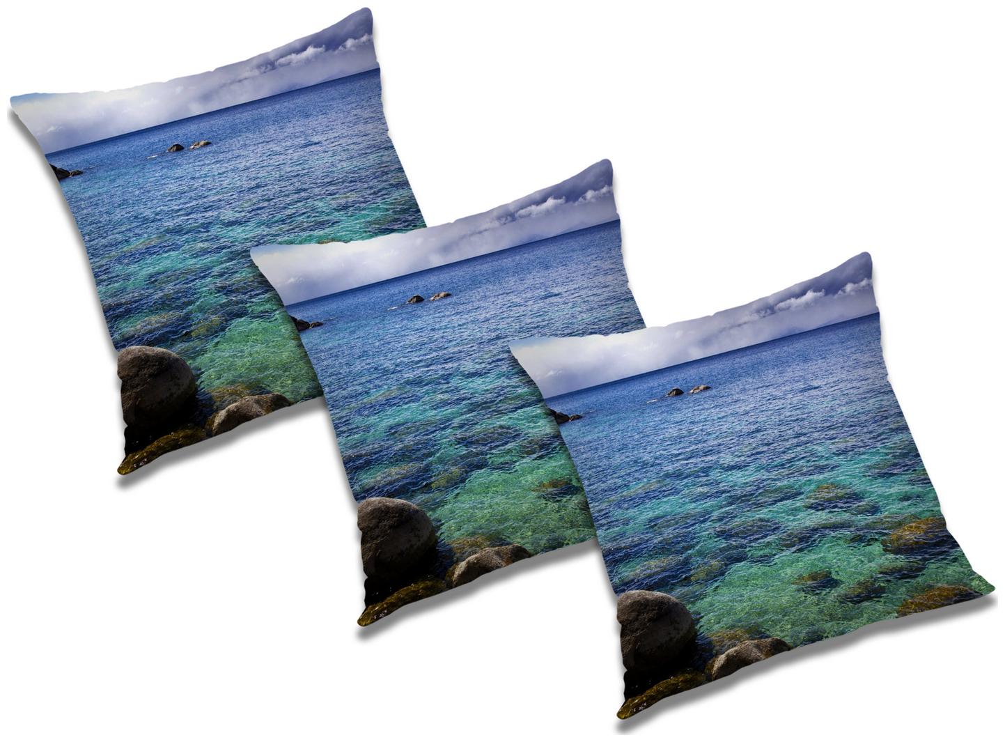 

RADANYA Abstract Cushion Cover with Filler (Set of 3) 12X12 inch
