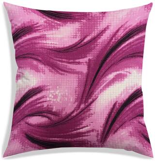 RADANYA Abstract Polyester Pink Cushion Cover ( Small , Pack of 1 )