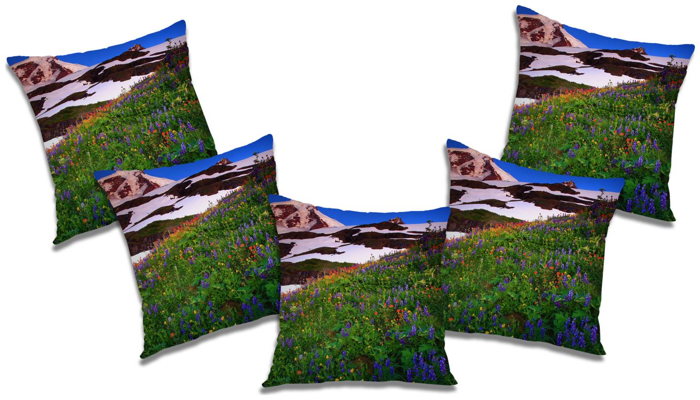 

RADANYA Abstract Cushion Cover with Filler (Set of 5) 20x20 inch