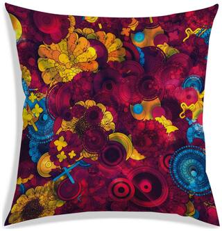 RADANYA Abstract Cushion Cover 16x16 inch