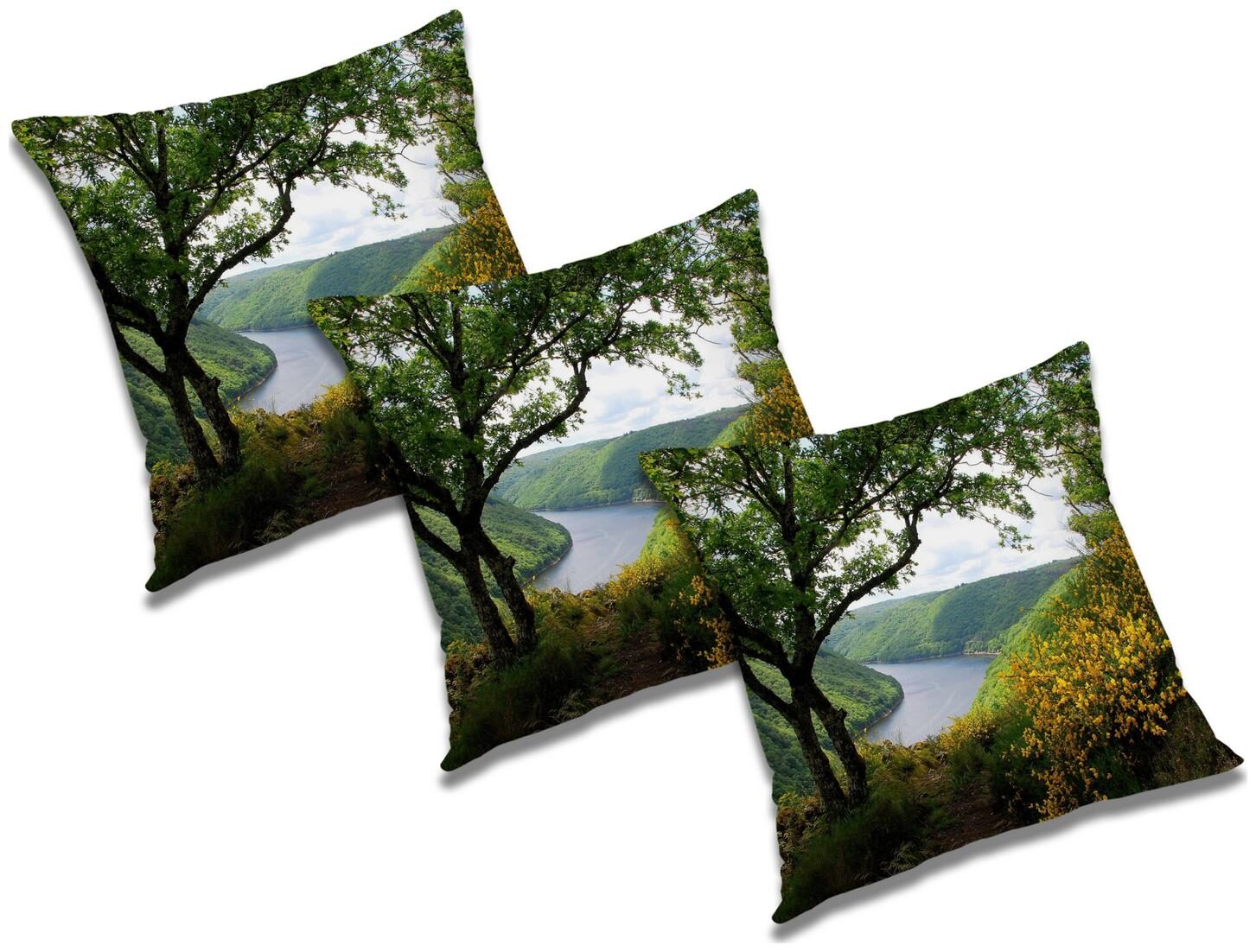 

RADANYA Abstract Cushion Cover with Filler (Set of 3) 16x16 inch