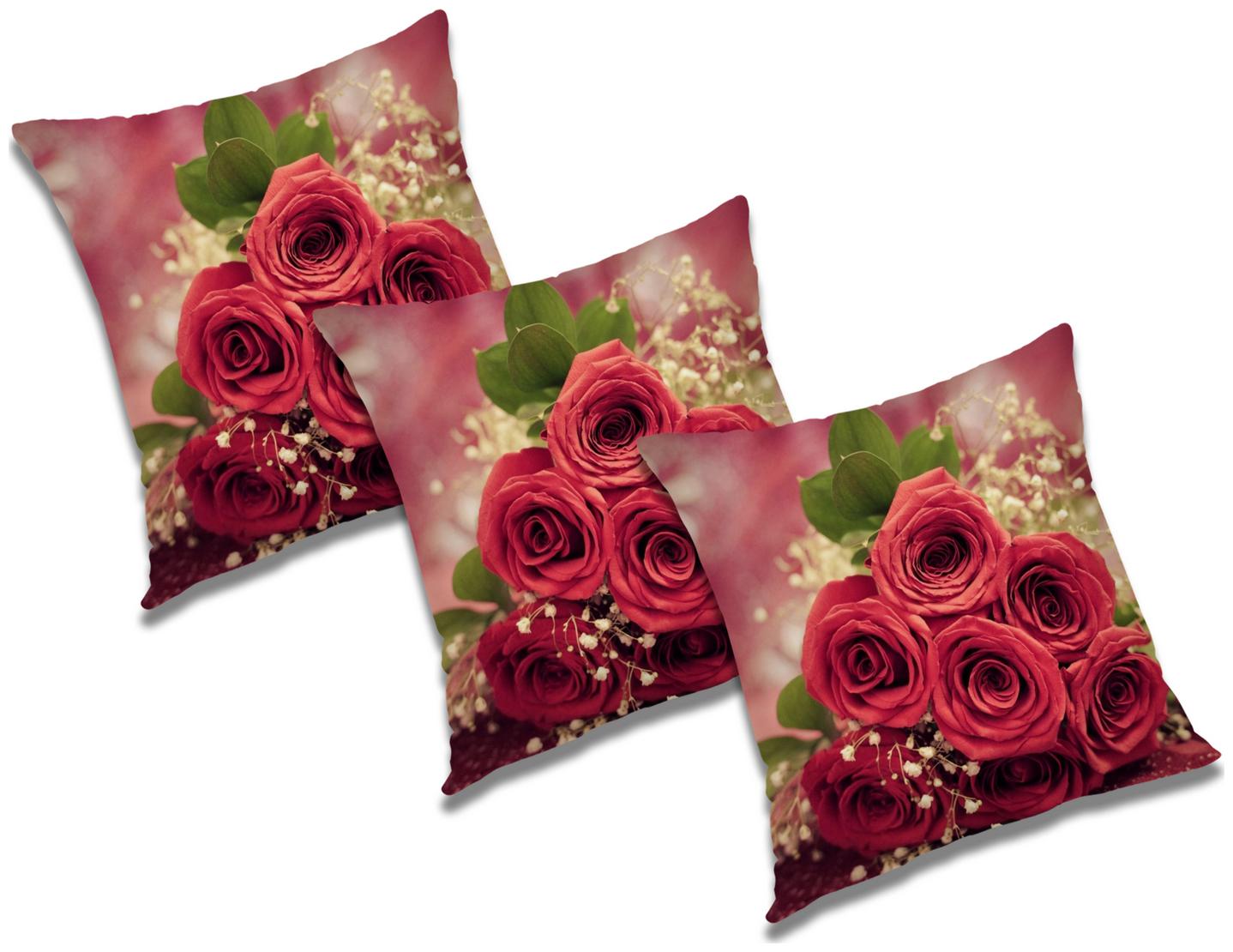 

RADANYA Abstract Polyester Pink Cushion Cover ( Regular Pack of 3 )