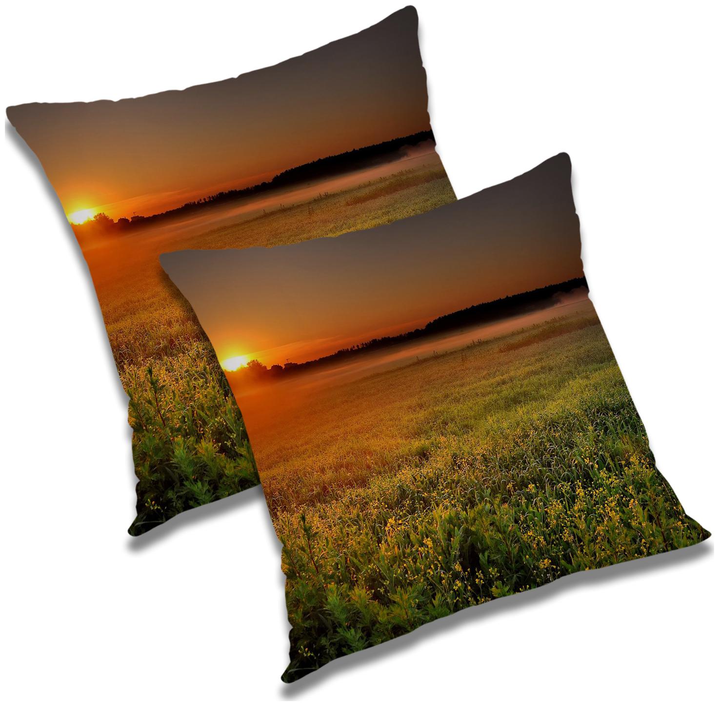 

RADANYA Abstract Cushion Cover with Filler (Set of 2) 12X12 inch