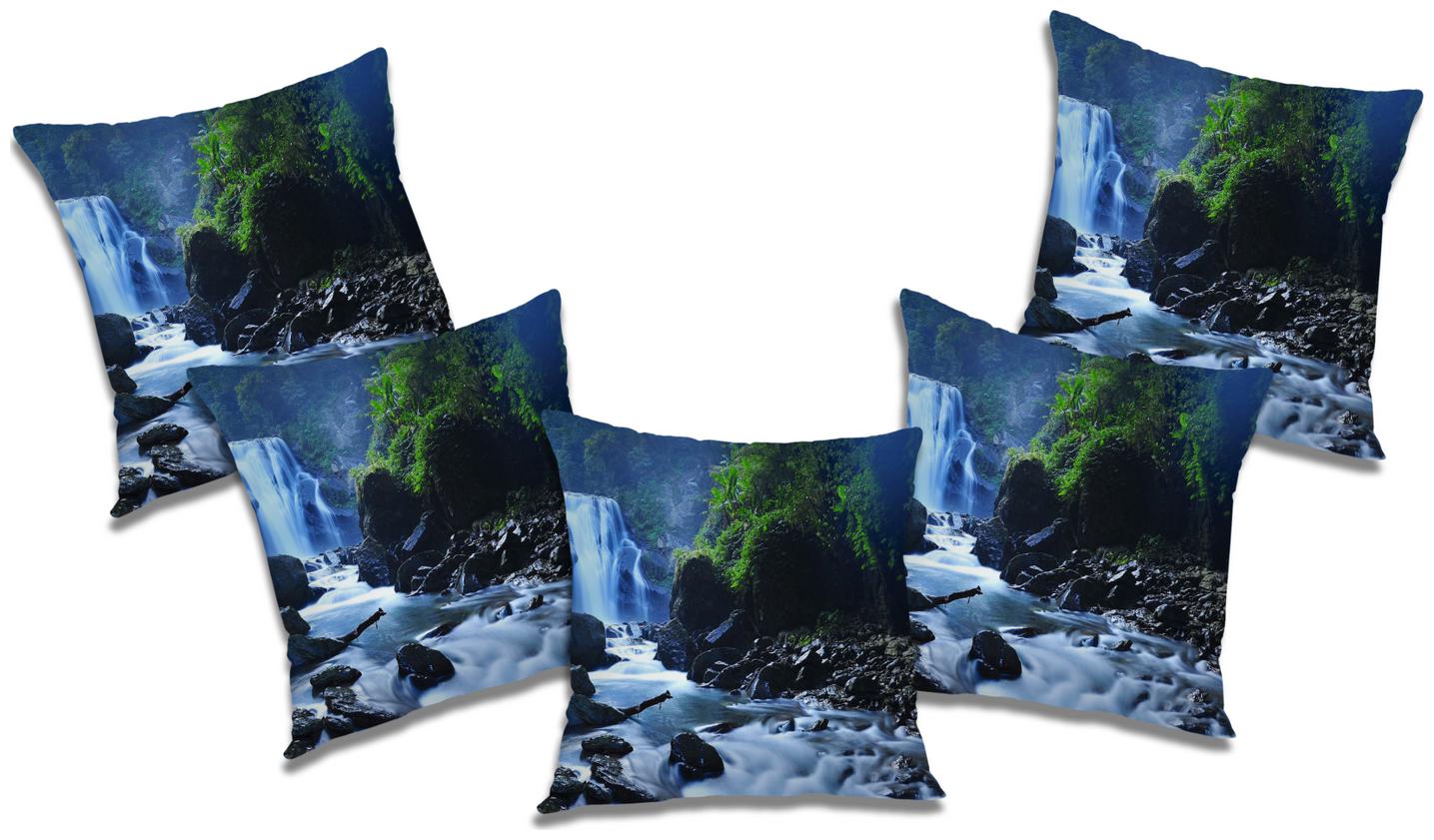 

RADANYA Abstract Cushion Cover with Filler (Set of 5) 18x18 inch