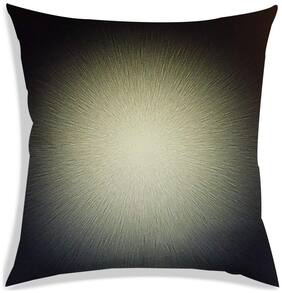 RADANYA Abstract Polyester Grey Cushion Cover ( Regular , Pack of 1 )