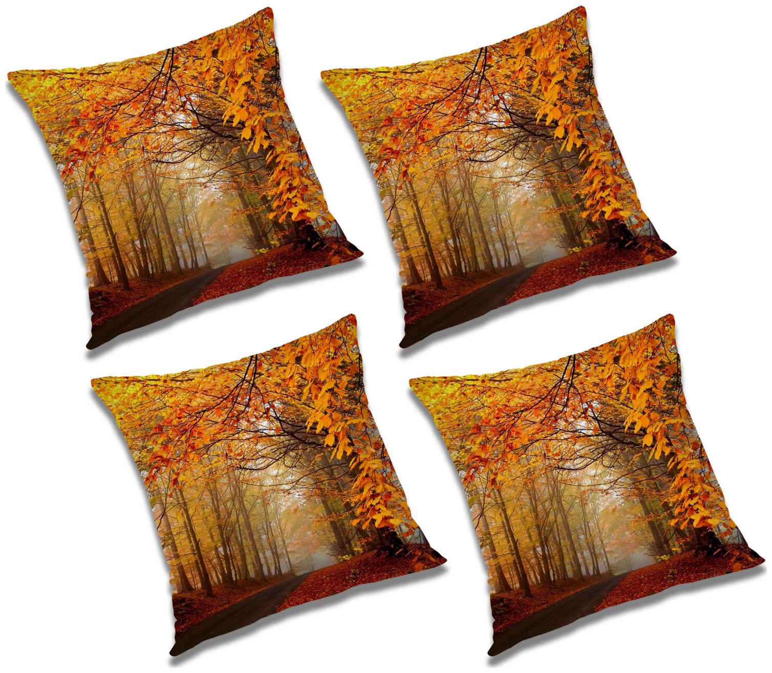 

RADANYA Abstract Cushion Cover with Filler (Set of 4) 24x24 inch