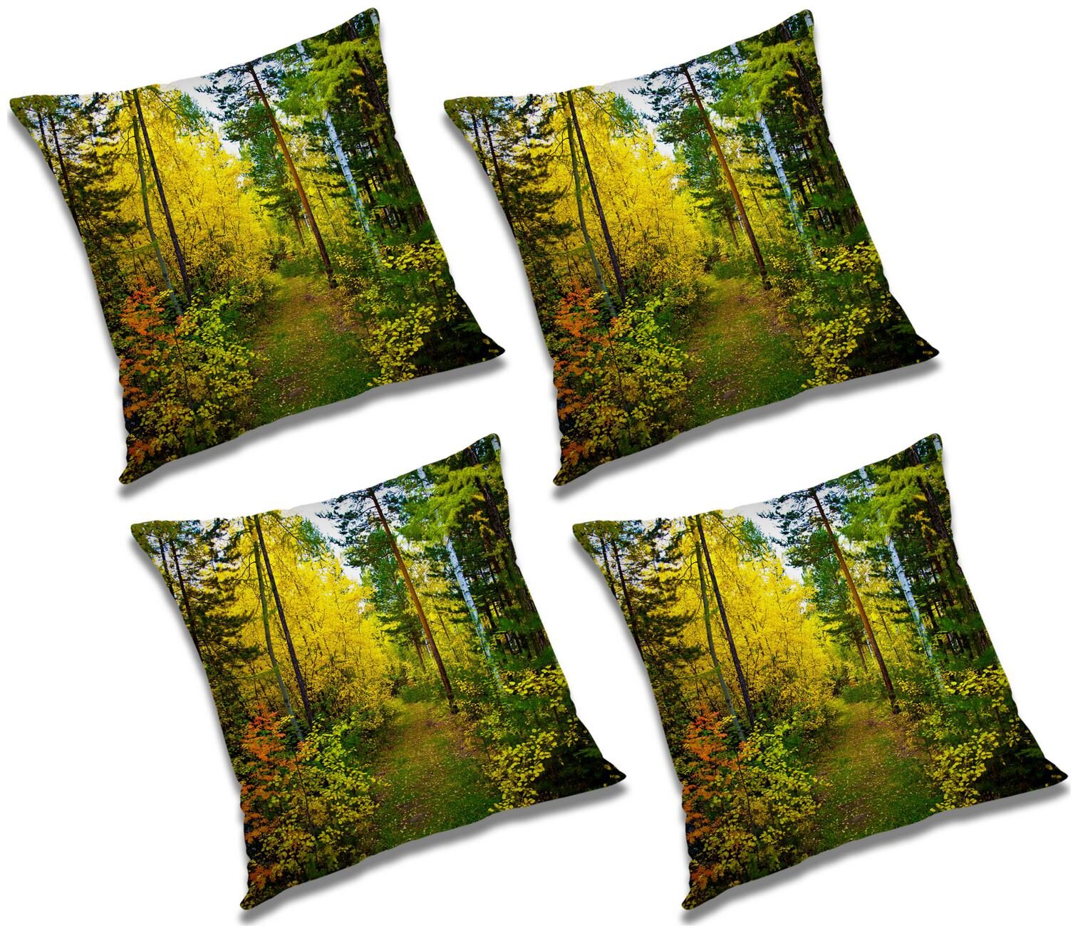 

RADANYA Abstract Cushion Cover with Filler (Set of 4) 20x20 inch