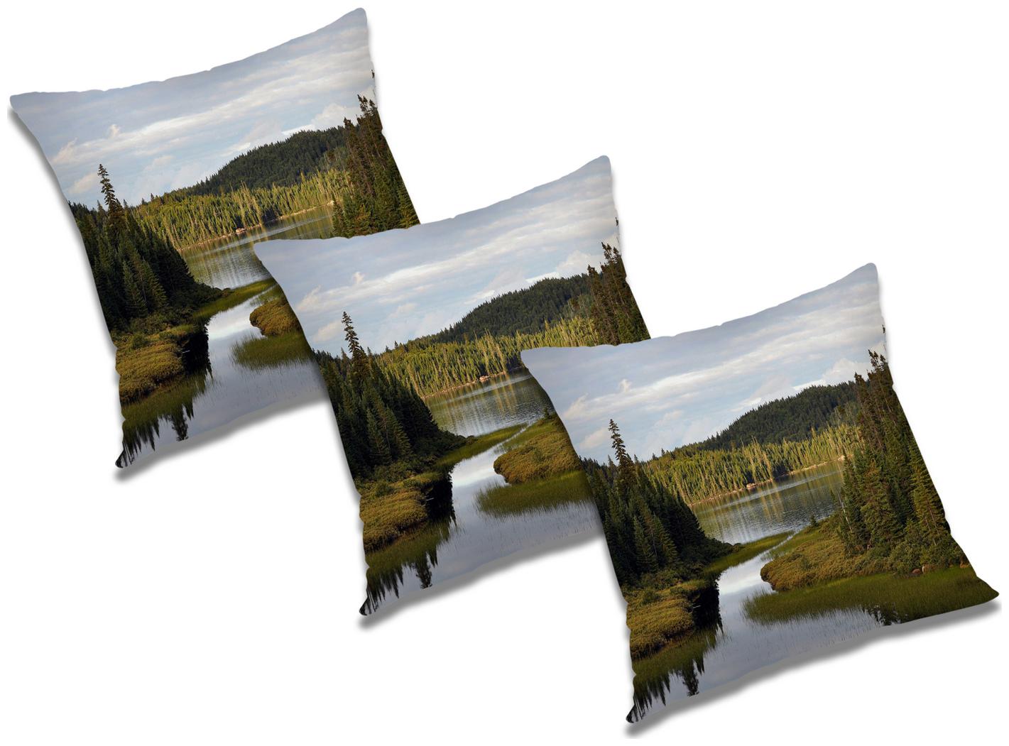 

RADANYA Abstract Cushion Cover with Filler (Set of 3) 16x16 inch