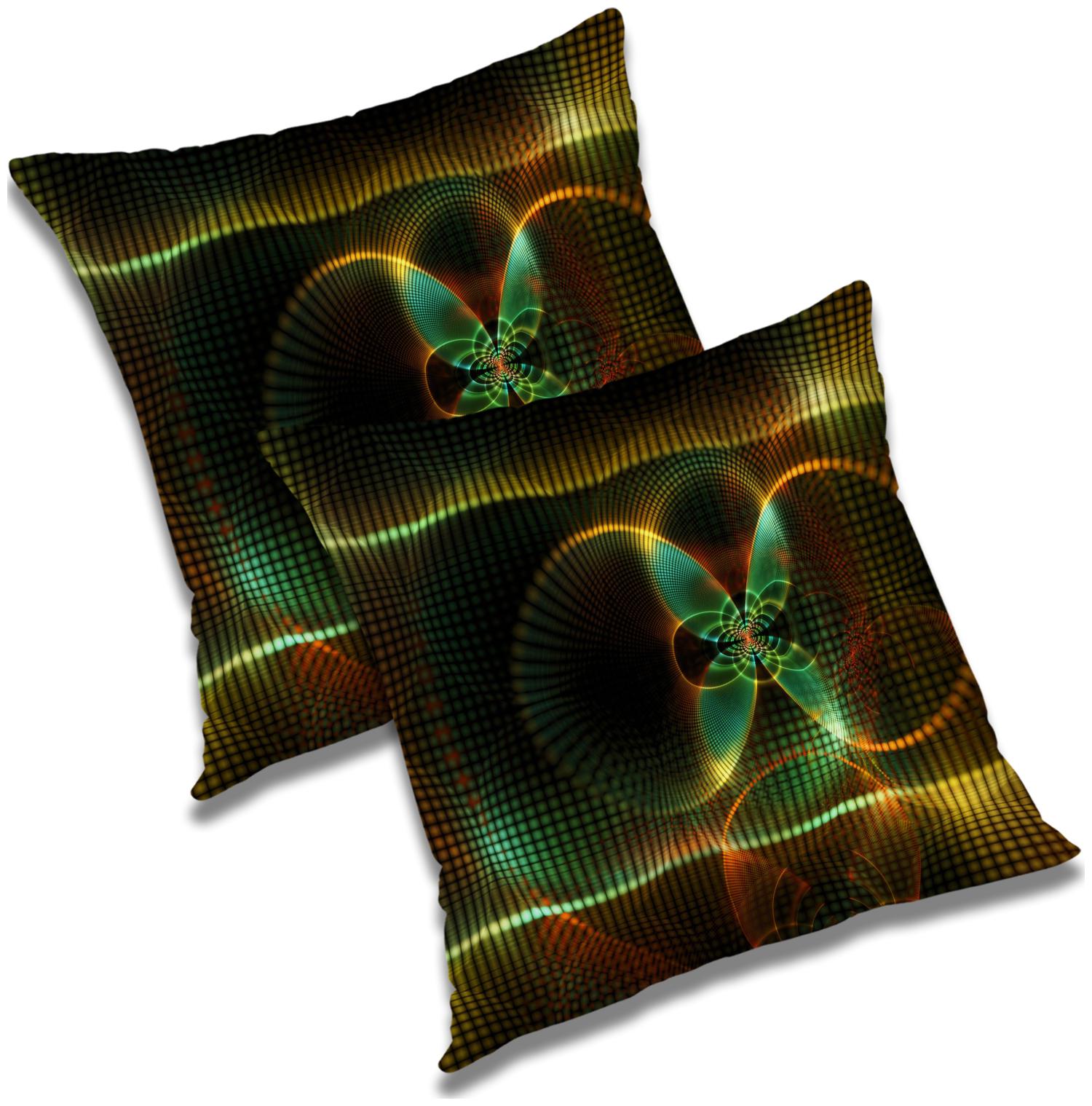

RADANYA Abstract Cushion Cover with Filler Set 16x16 inch