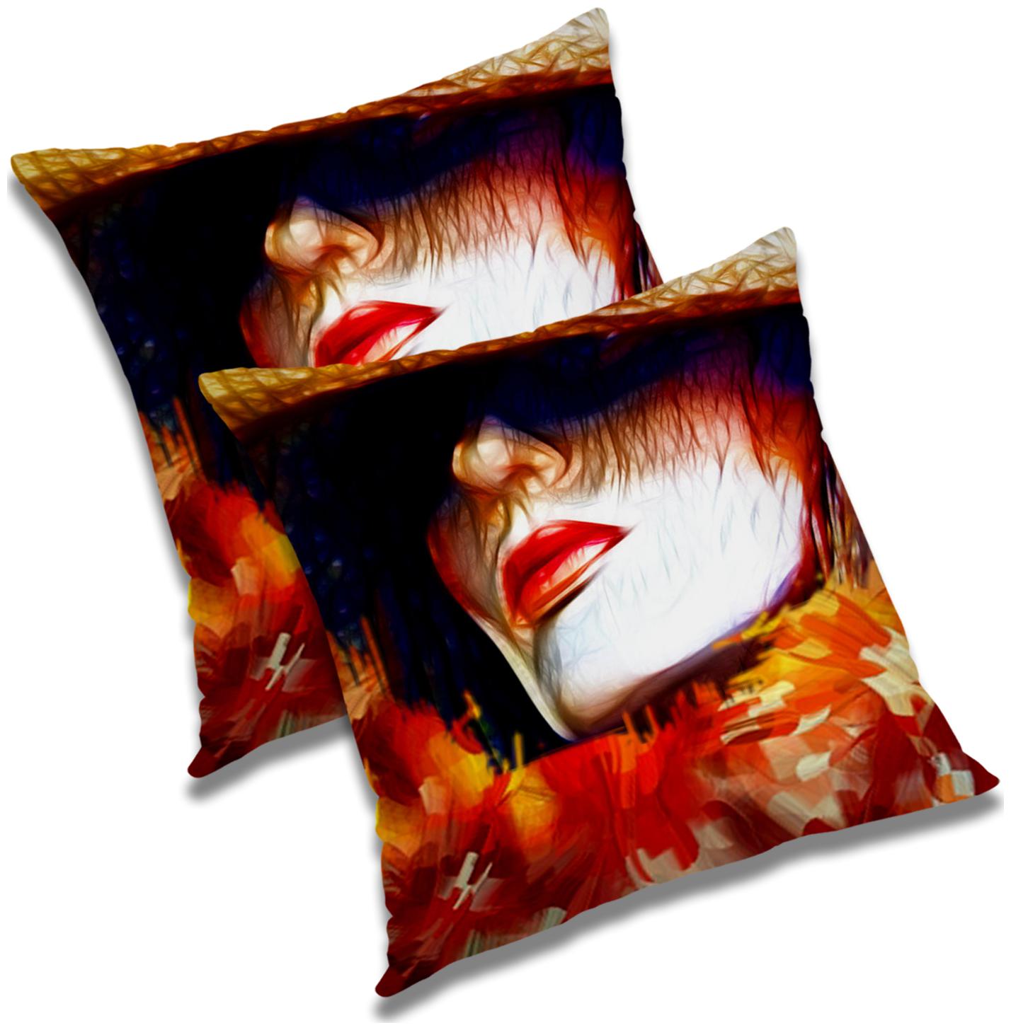 

RADANYA Abstract Cushion Cover 18x18 inch