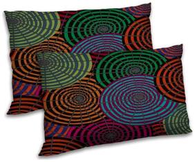 RADANYA Polyester Printed Pillow Covers ( Pack of 2 , Multi )