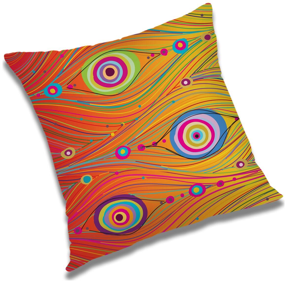 

RADANYA Abstract Cushion Cover with Filler Set 20x20 inch