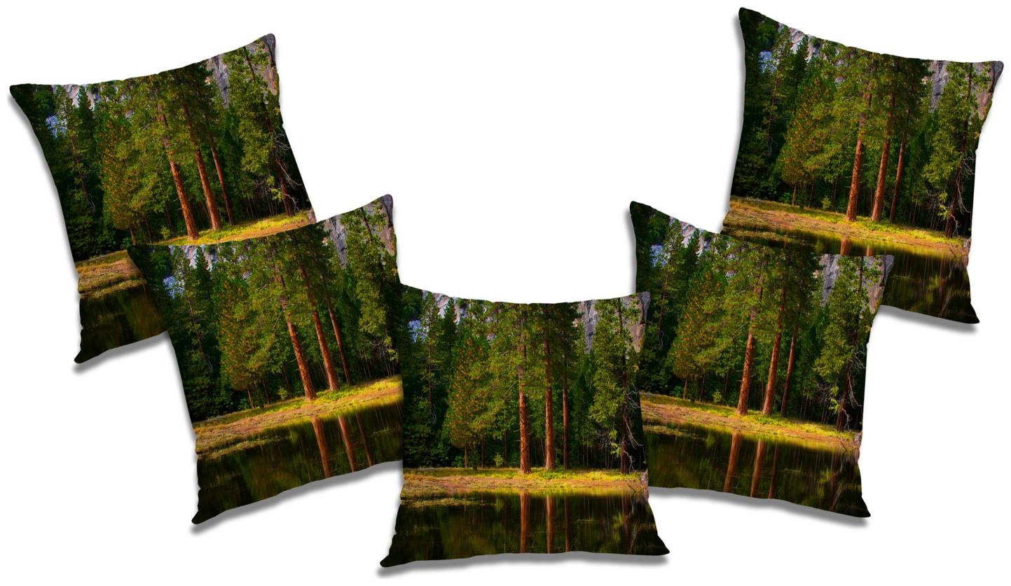 

RADANYA Abstract Cushion Cover with Filler (Set of 5) 18x18 inch