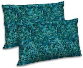 RADANYA Polyester Animal Pillow Covers ( Pack of 2 , Green )