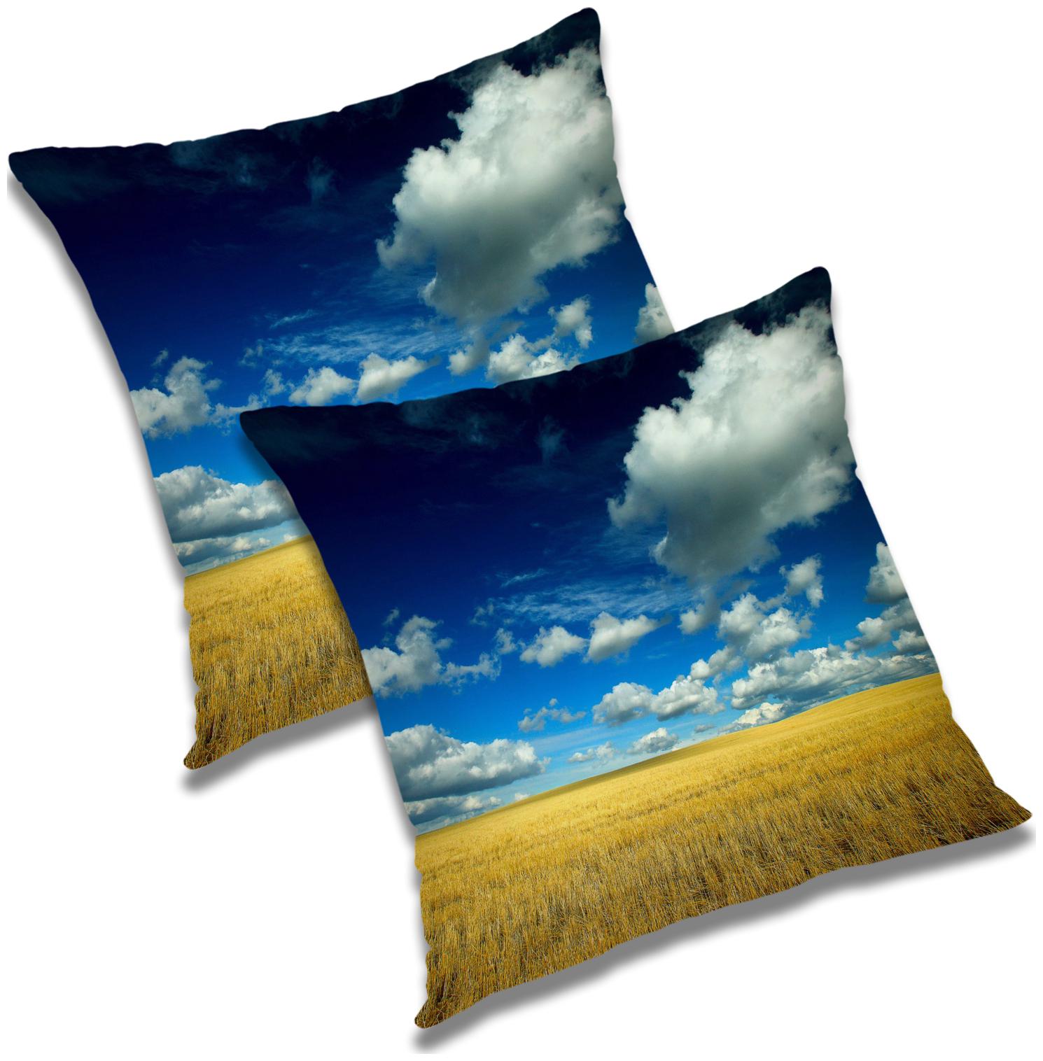

RADANYA Abstract Cushion Cover with Filler (Set of 2) 16x16 inch