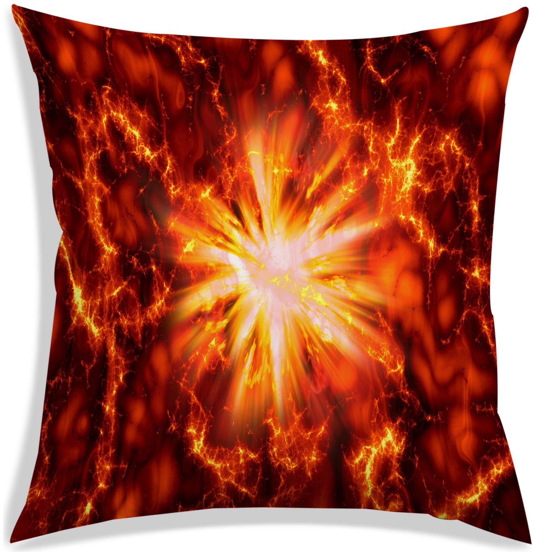 

RADANYA Abstract Polyester Red Cushion Cover ( Regular Pack of 1 )