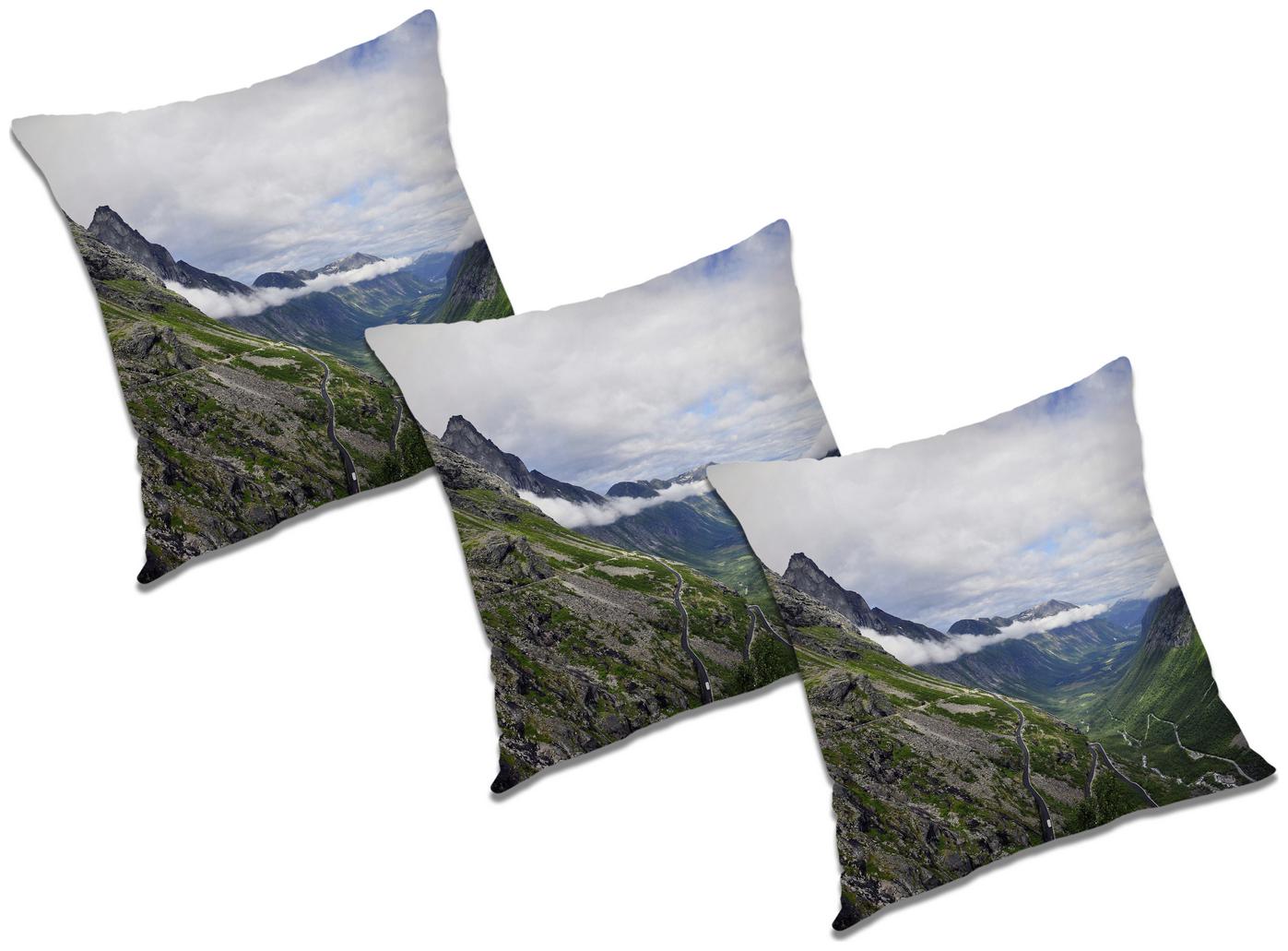 

RADANYA Abstract Cushion Cover with Filler (Set of 3) 20x20 inch