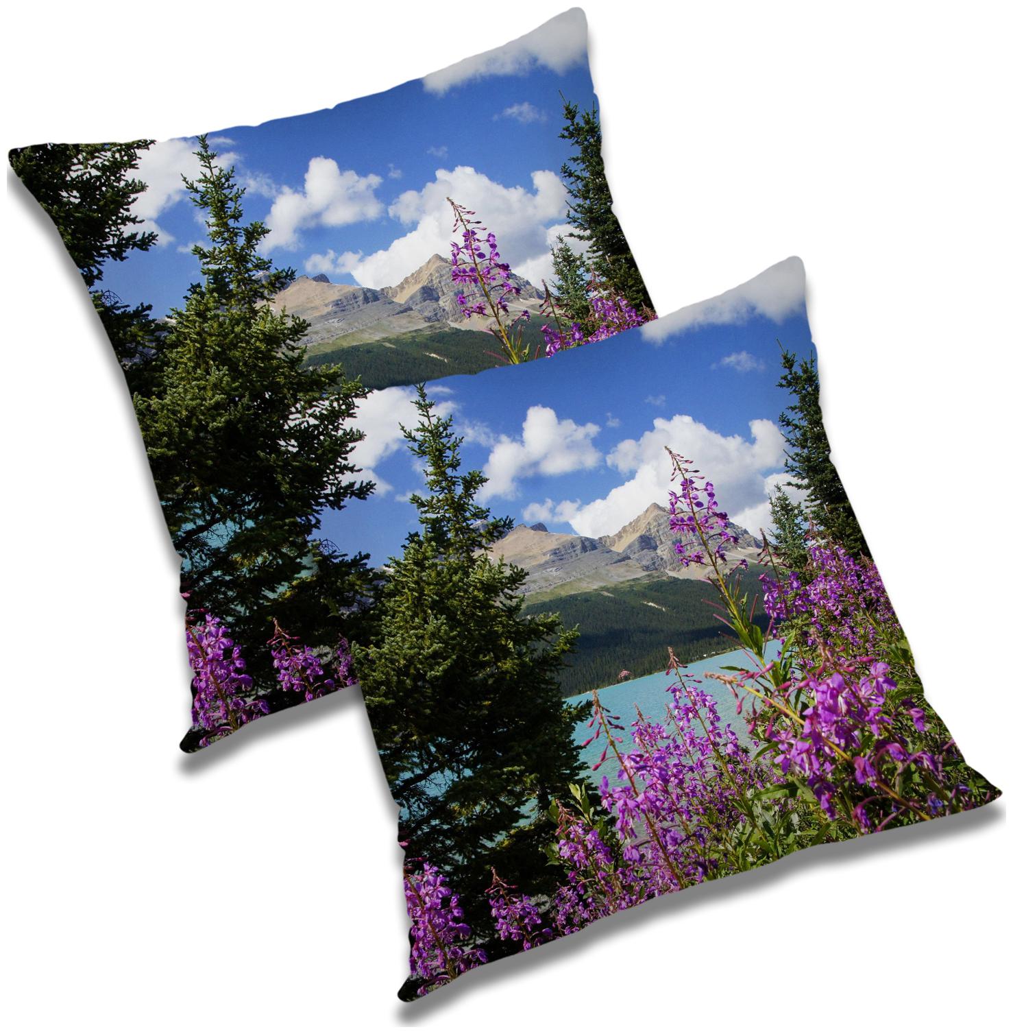 

RADANYA Abstract Cushion Cover with Filler (Set of 2) 12X12 inch