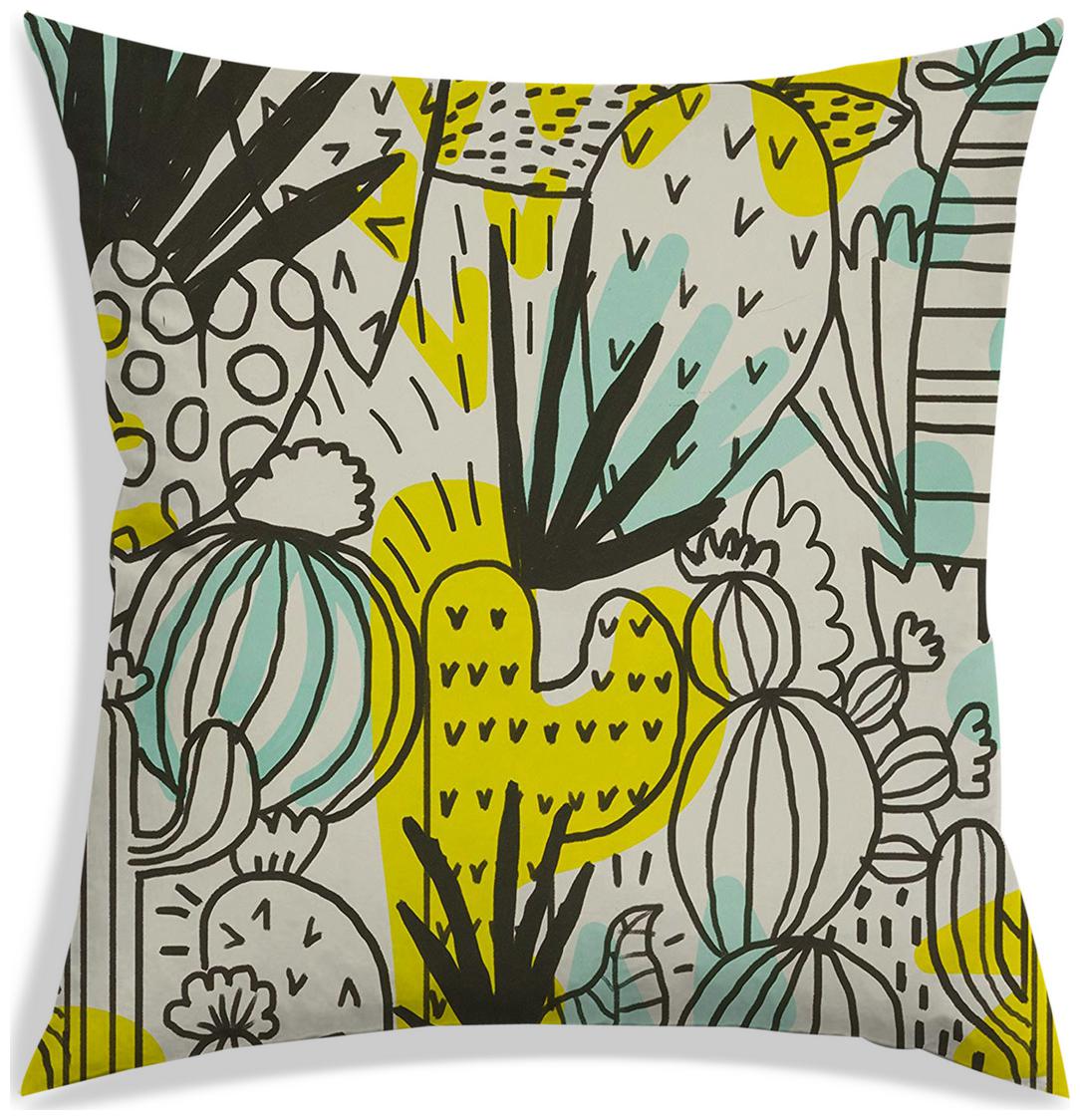 

RADANYA Abstract Polyester Off-white Cushion Cover ( Extra large Pack of 1 )