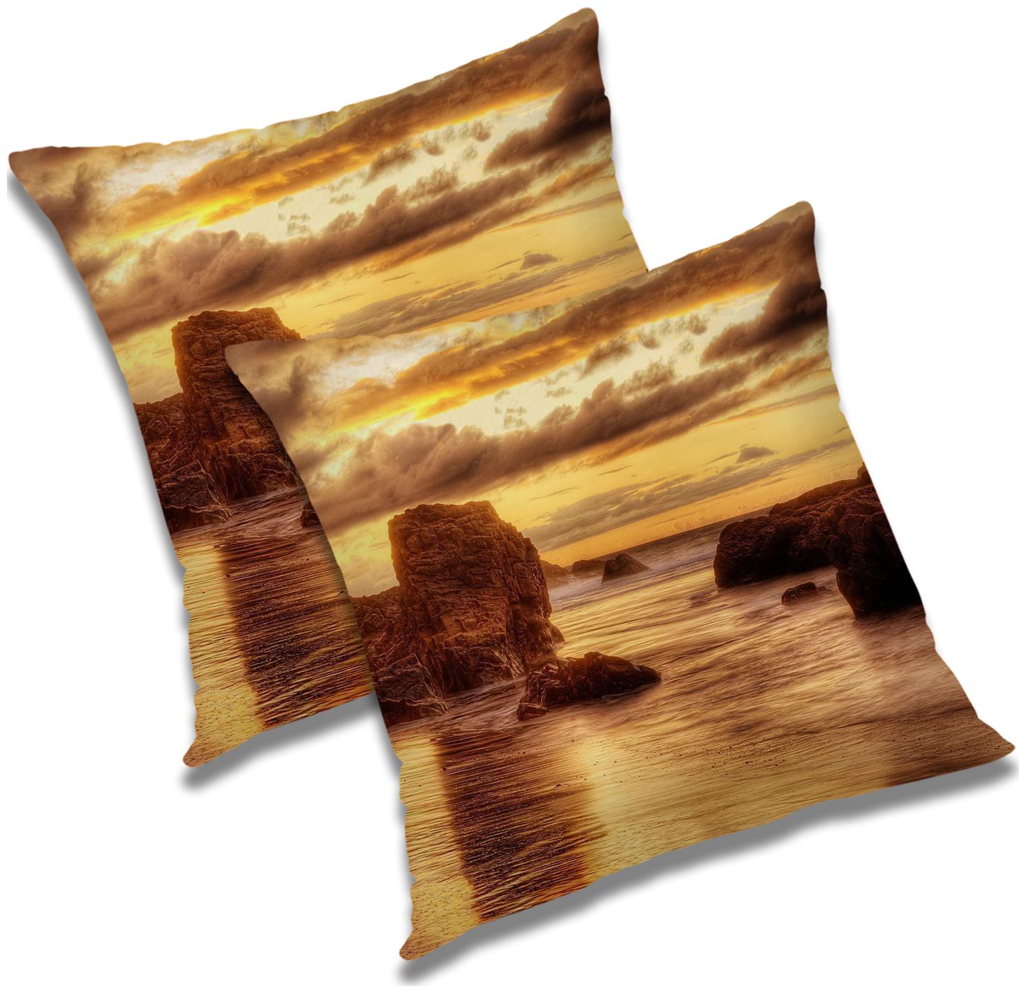 

RADANYA Abstract Cushion Cover with Filler (Set of 2) 12X12 inch