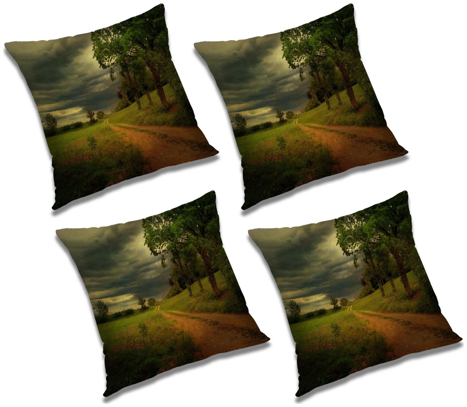 

RADANYA Abstract Cushion Cover with Filler (Set of 4) 20x20 inch