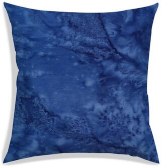 RADANYA Abstract Polyester Blue Cushion Cover ( Regular , Pack of 1 )