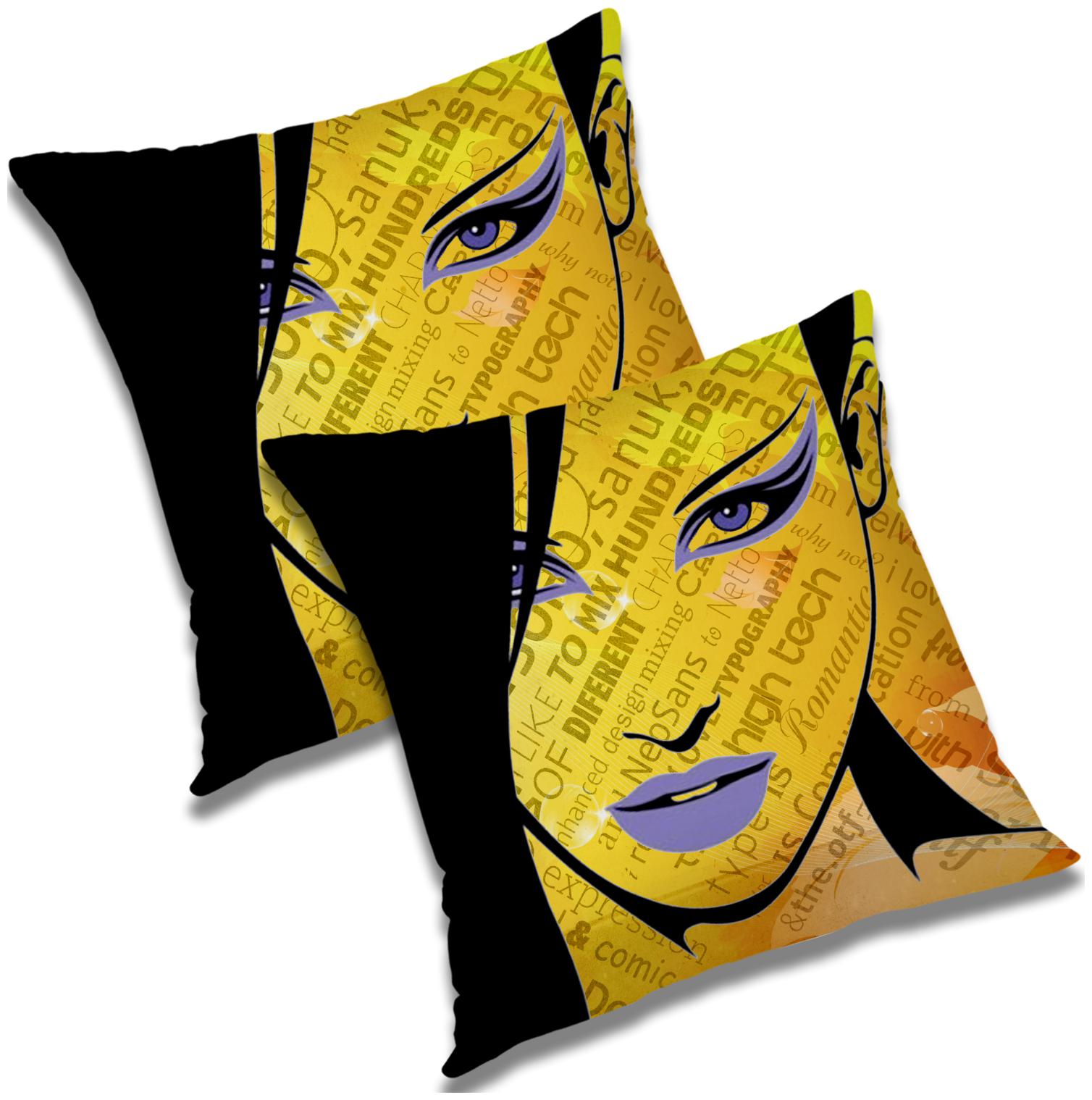 

RADANYA Abstract Cushion Cover 12X12 inch