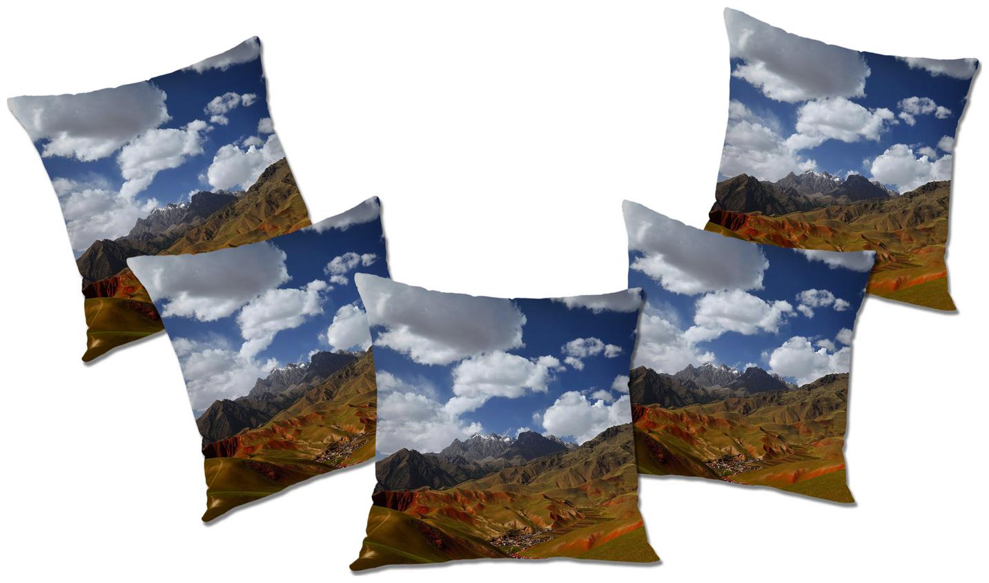 

RADANYA Abstract Cushion Cover (Set of 5) 18x18 inch