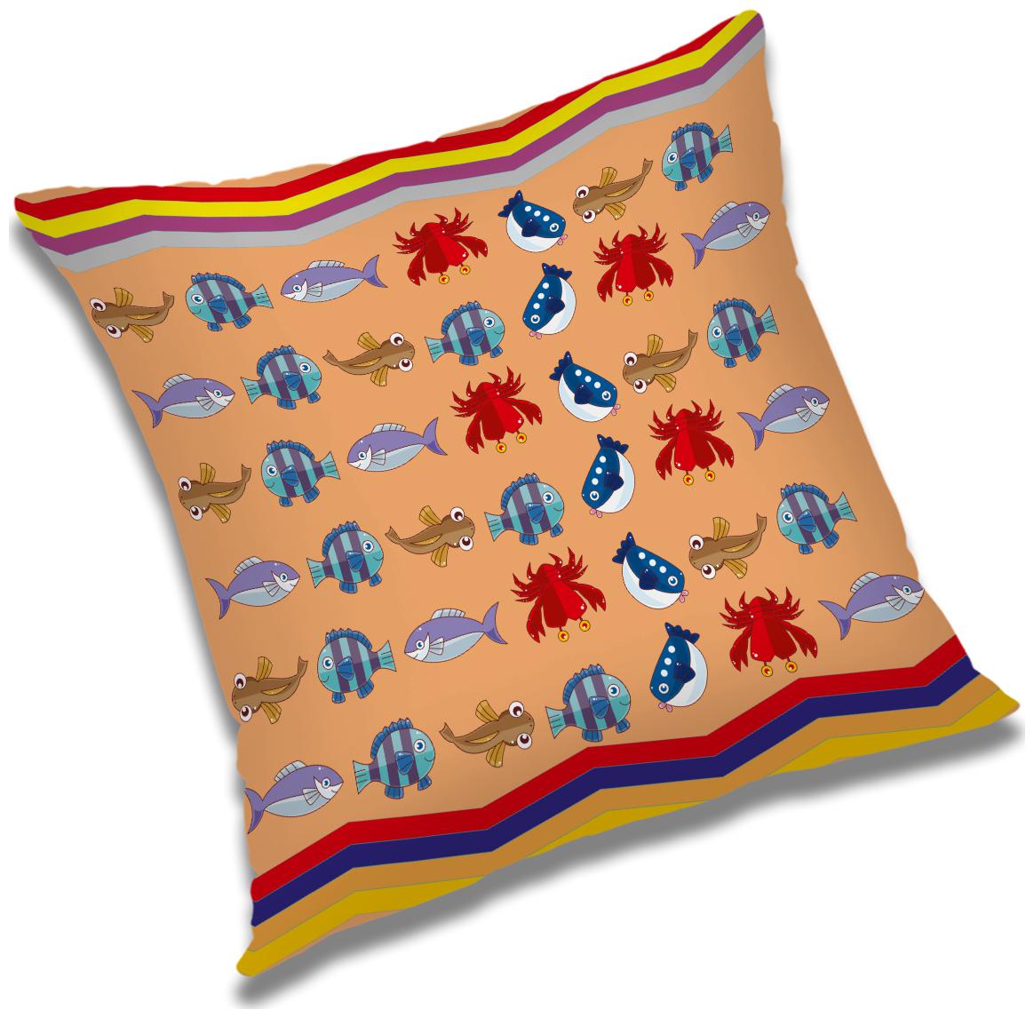 

RADANYA Abstract Polyester Peach Cushion Cover ( Large Pack of 1 )