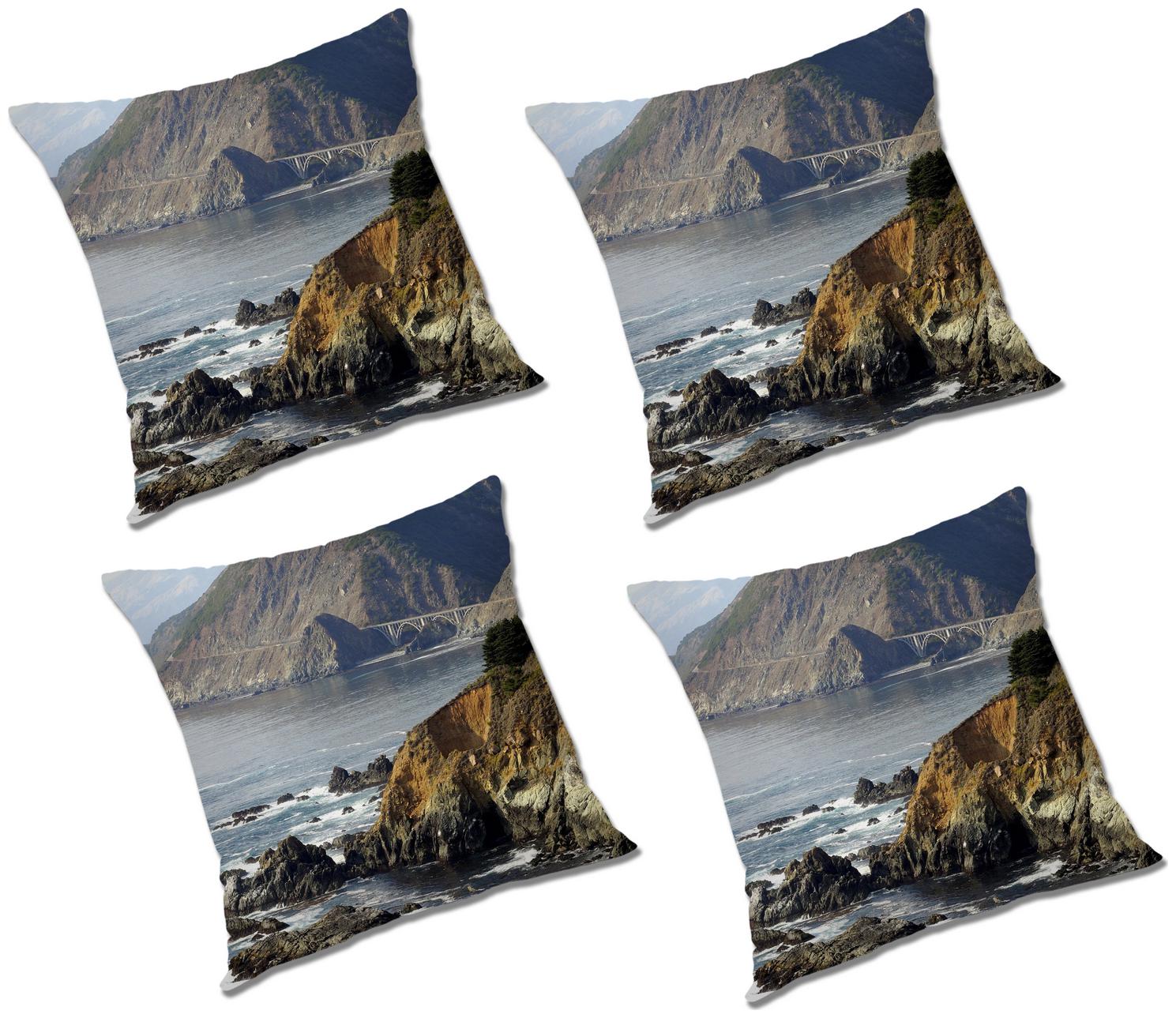 

RADANYA Abstract Cushion Cover with Filler (Set of 4) 24x24 inch