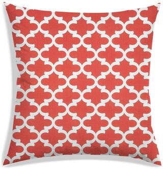 RADANYA Abstract Polyester Orange Cushion Cover ( Large , Pack of 1 )