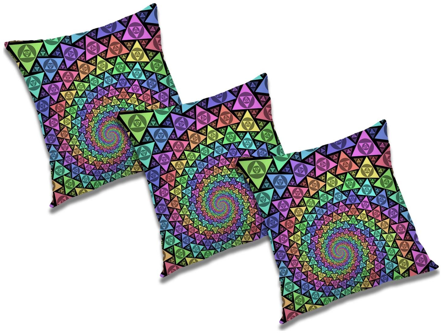 

RADANYA Abstract Cushion Cover (Set of 3) 12X12 inch