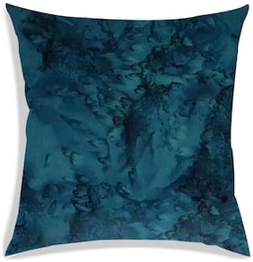 RADANYA Abstract Polyester Green Cushion Cover ( Regular , Pack of 1 )