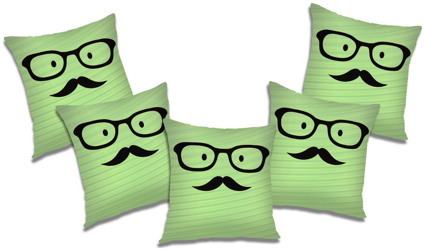 

RADANYA Abstract Cushion Cover with Filler (Set of 5) 16x16 inch